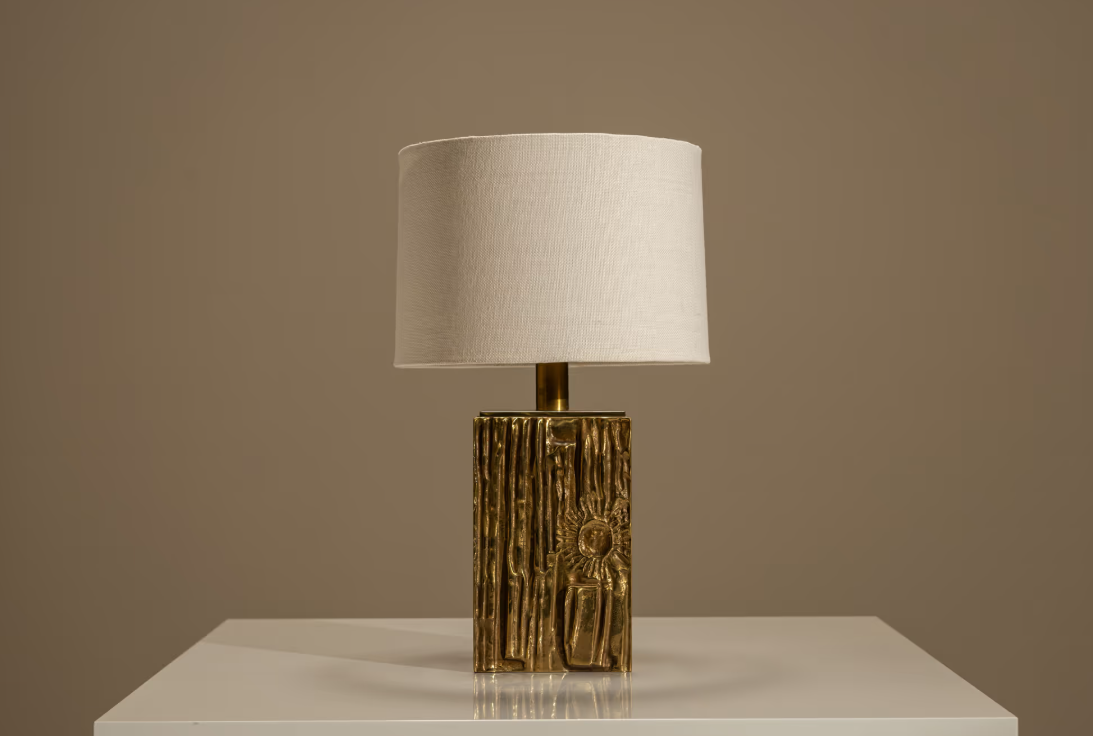 'Lalla'_Table_Lamp_in_Brass_by_Luciano_Frigerio,_Italy_1970s