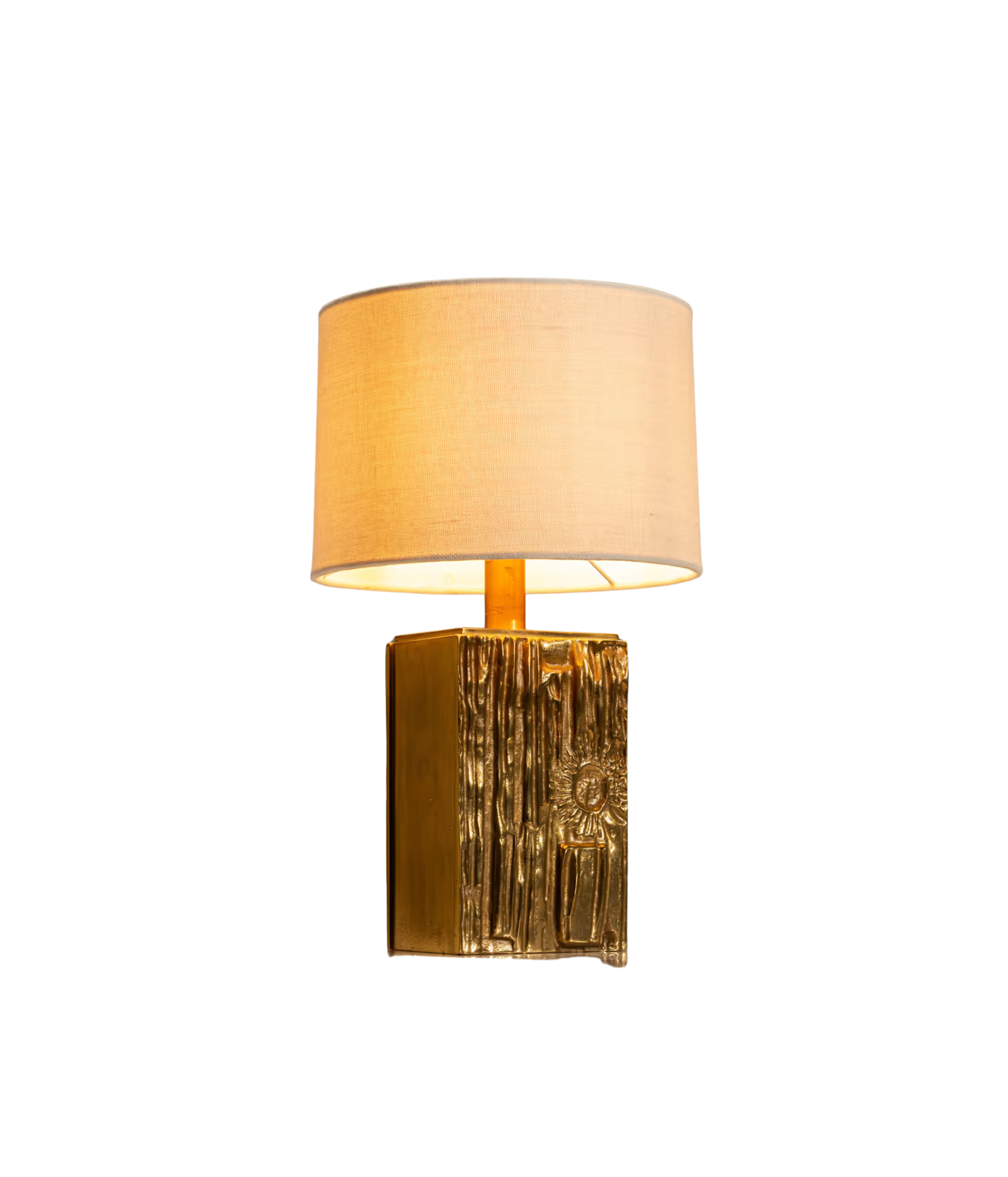 'Lalla'_Table_Lamp_in_Brass_by_Luciano_Frigerio,_Italy_1970s