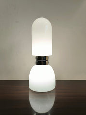 Lampada_Birillo_di_Vistosi_(Attr.)_in_vetro_di_Murano_opalino_,__1960