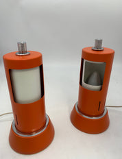 Set_of_2_Space_Age_Table_Lamps_in_Orange_Metal,_Italian_Modern_Design,_1970s