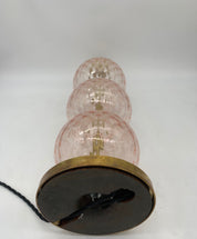 Set_of_2_Vintage_Table_Lamps_in_Pink-Tinted_Textured_Glass_and_Brass,_Italy