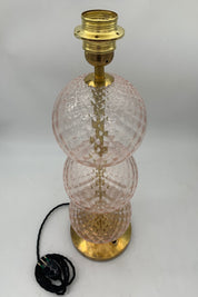 Set_of_2_Vintage_Table_Lamps_in_Pink-Tinted_Textured_Glass_and_Brass,_Italy