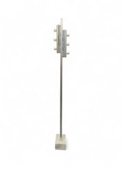 Six-Light_Floor_Lamp_by_Targetti_with_Travertine_Base,_1970s,_Italy