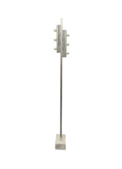 Six-Light_Floor_Lamp_by_Targetti_with_Travertine_Base,_1970s,_Italy