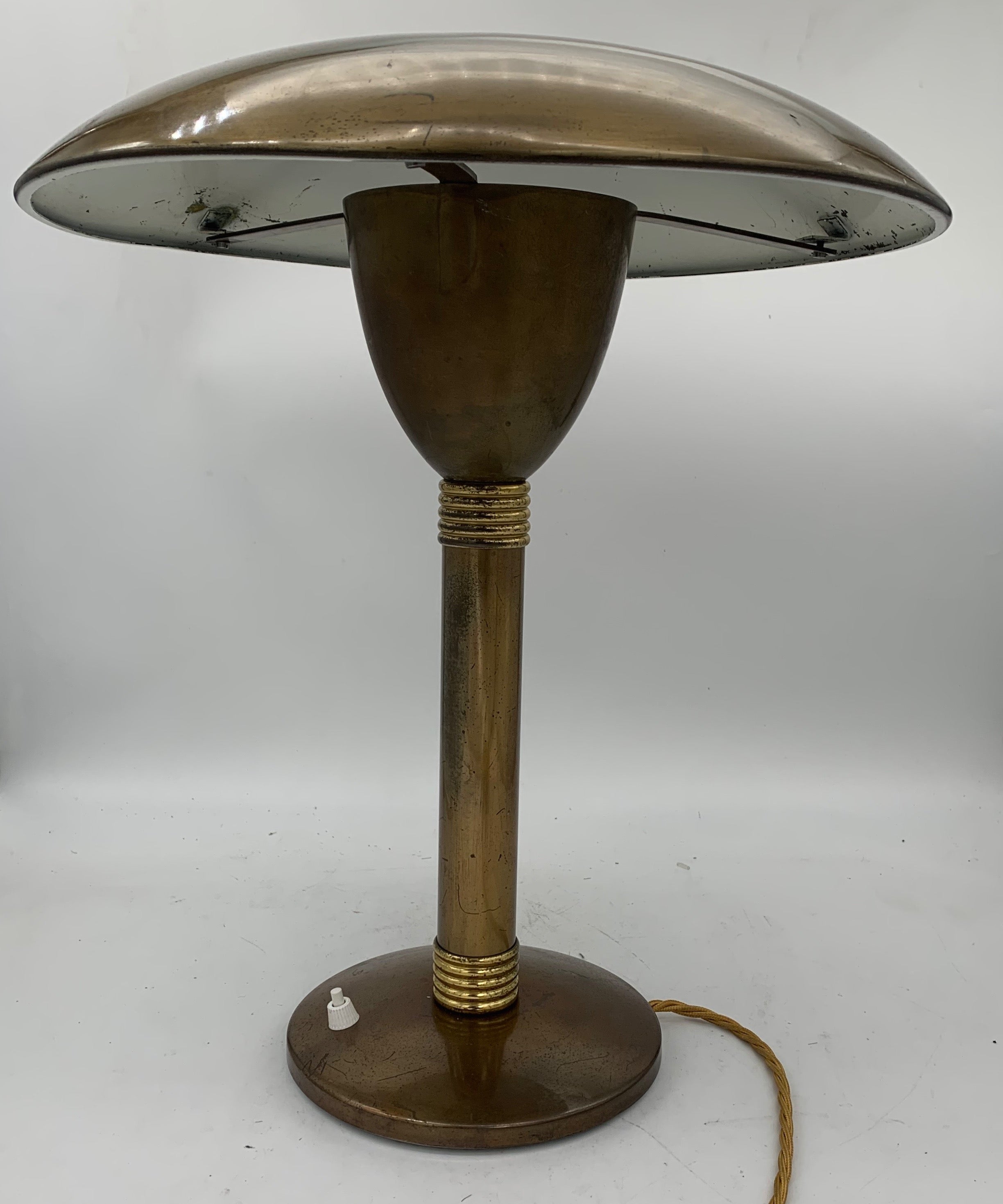 Sciolari_Brass_Table_Lamp,_Italian_Mid_Century_Modern_Lighting,_circa_1940s