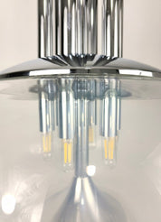 Lampadario_tubolare_attribuito_a_Mazzega_1960_Italia