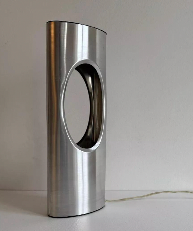 French_Indirect_Metal_Table_Lamp,_1970s
