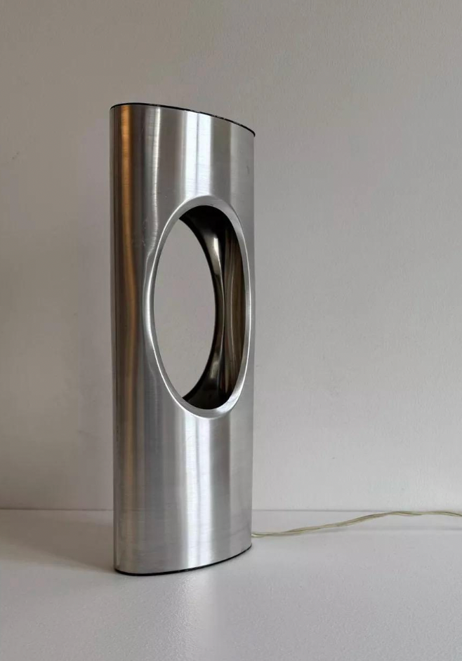 French_Indirect_Metal_Table_Lamp,_1970s