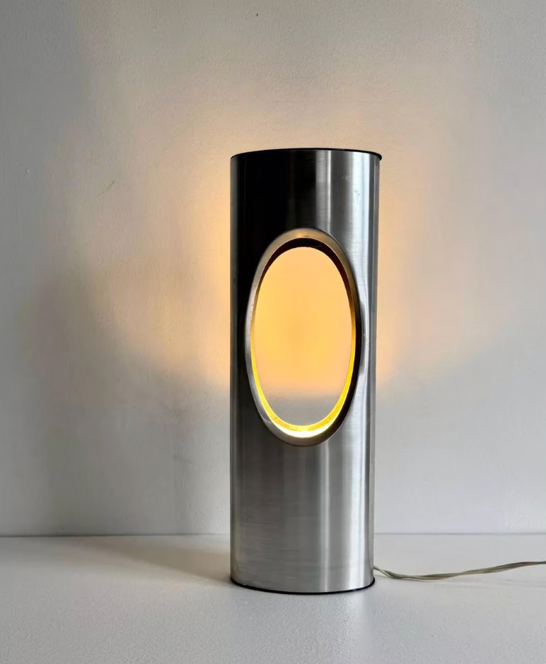 French_Indirect_Metal_Table_Lamp,_1970s