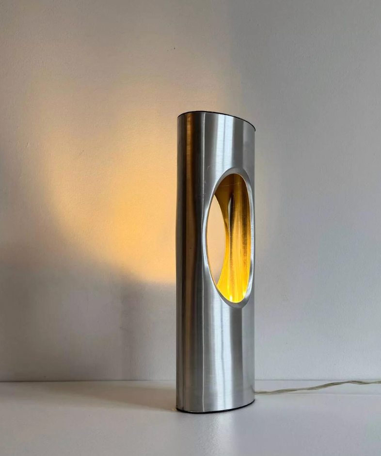 French_Indirect_Metal_Table_Lamp,_1970s