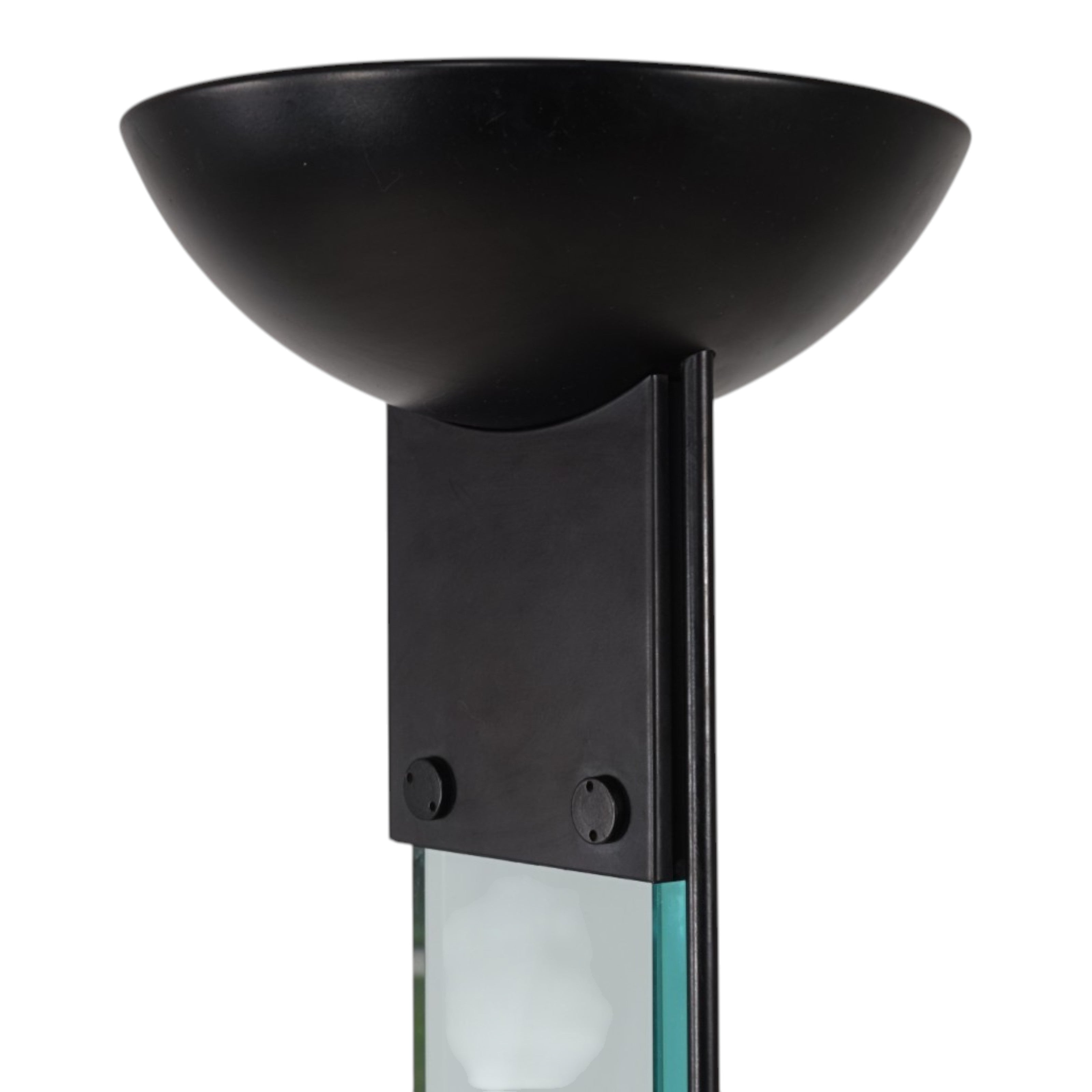 Laser_Floor_Lamp_by_Max_Baguara_for_Lamperti,_Italian_Postmodern_Glass_and_Metal_Floor_Lamp