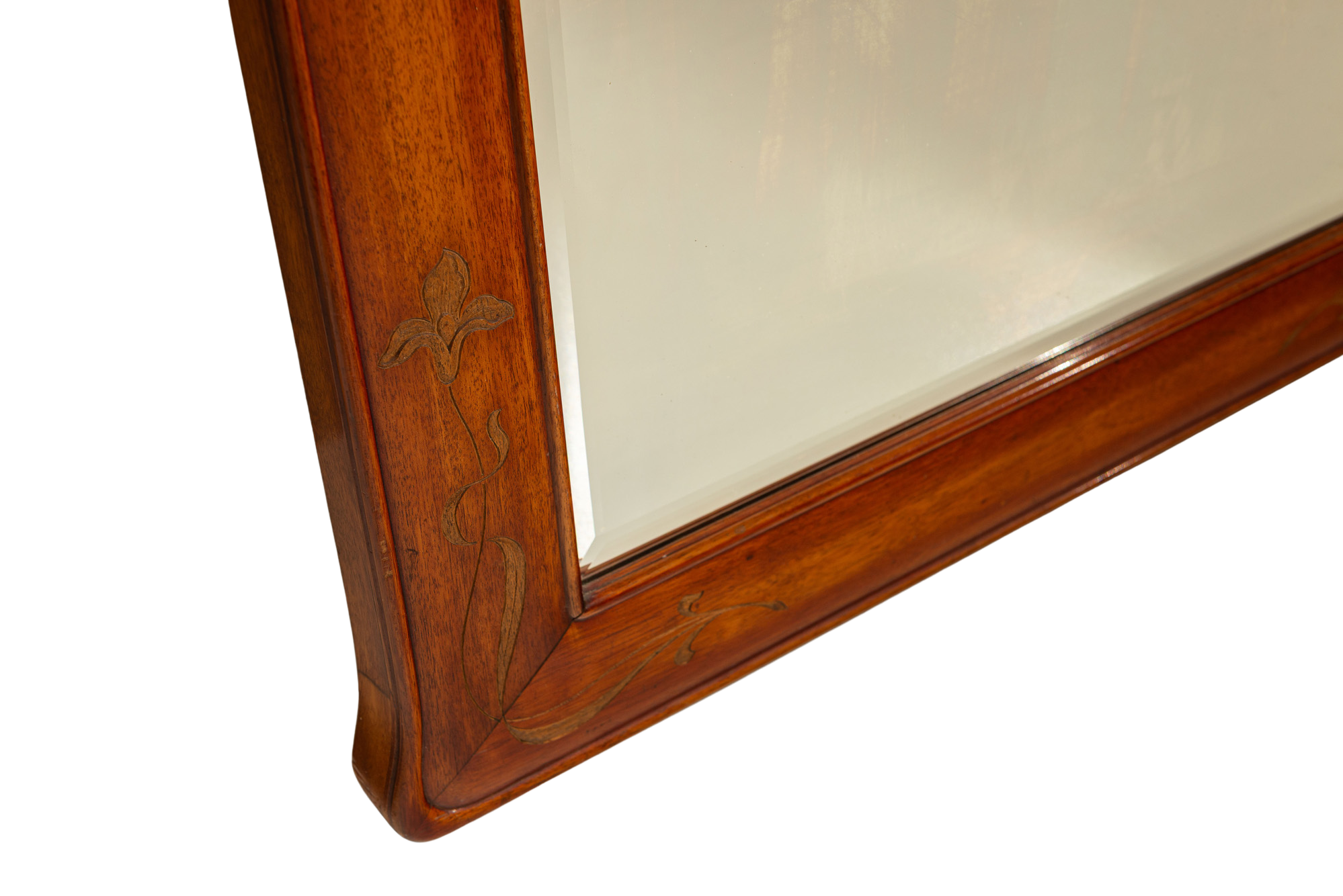 Large_Art_Nouveau_Standing_Mirror_in_Walnut,_France_ca_1900