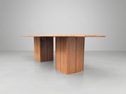 Afra_&_Tobia_Scarpa_Africa_Series_Large_Oval_Dining_Table_for_Maxalto_in_Burlwood_and_Solid_Wood,_Italy,_1970s