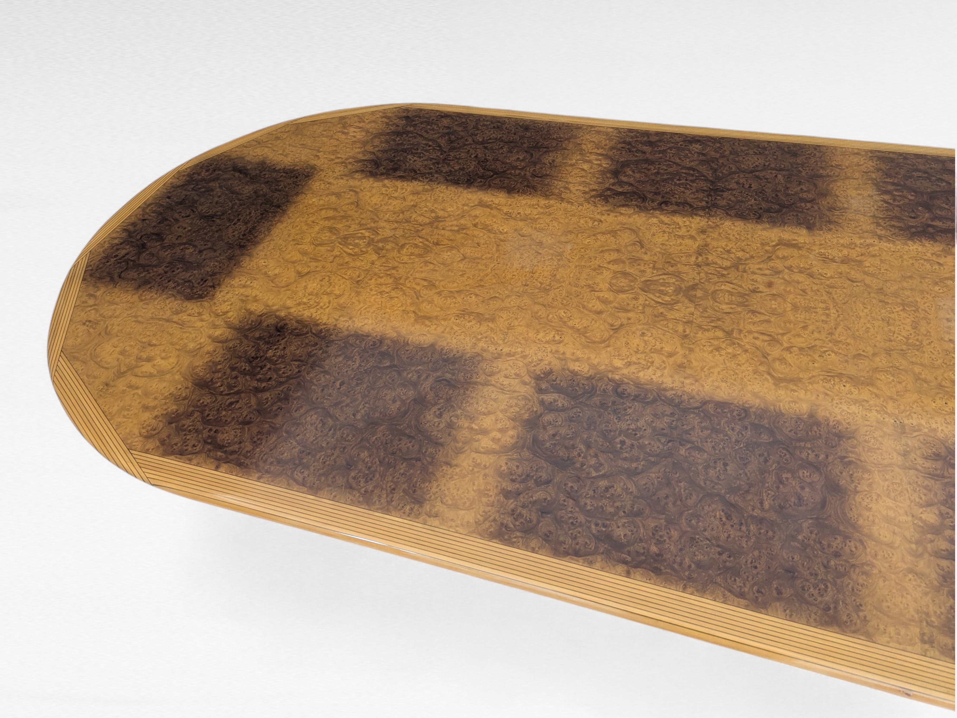Afra_&_Tobia_Scarpa_Africa_Series_Large_Oval_Dining_Table_for_Maxalto_in_Burlwood_and_Solid_Wood,_Italy,_1970s