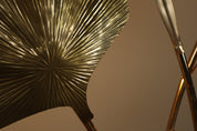 Large_brass_flamingo_floor_lamp_with_sculptural_Ginkgo_leaves,_Italy,_1970s