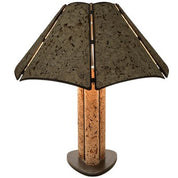 Large_Cork_and_Black_Metal_Table_Lamp_in_the_Style_of_Ingo_Maurer,_1970s,_Germany