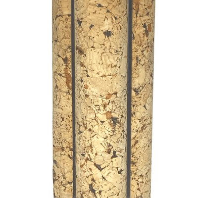 Large_Cork_and_Black_Metal_Table_Lamp_in_the_Style_of_Ingo_Maurer,_1970s,_Germany