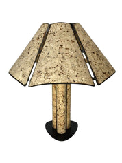 Large_Cork_and_Black_Metal_Table_Lamp_in_the_Style_of_Ingo_Maurer,_1970s,_Germany