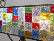 Large_Italian_Multicolor_Hammered_Glass_and_Wrought_Iron_Chandelier