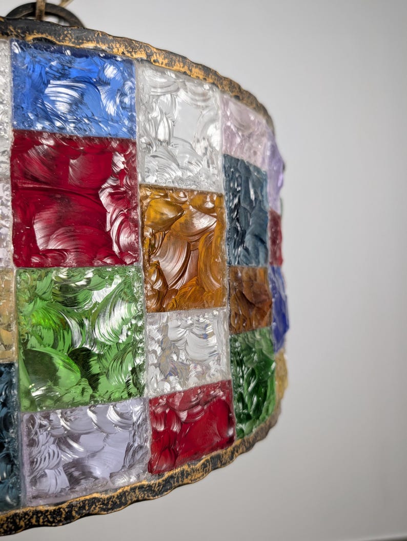 Large_Italian_Multicolor_Hammered_Glass_and_Wrought_Iron_Chandelier