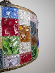 Large_Italian_Multicolor_Hammered_Glass_and_Wrought_Iron_Chandelier