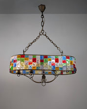 Large_Italian_Multicolor_Hammered_Glass_and_Wrought_Iron_Chandelier