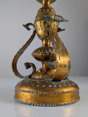 Large_Longobard_Gilded_Metal_and_Red_Hammered_Glass_Table_Lamp