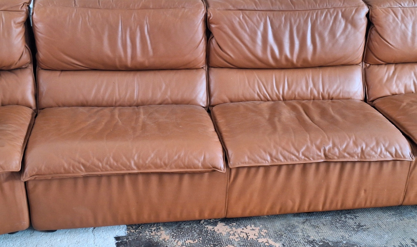 Large_Modular_Italian_Corner_Sofa_in_Cognac_Leather,_Italy_1970s