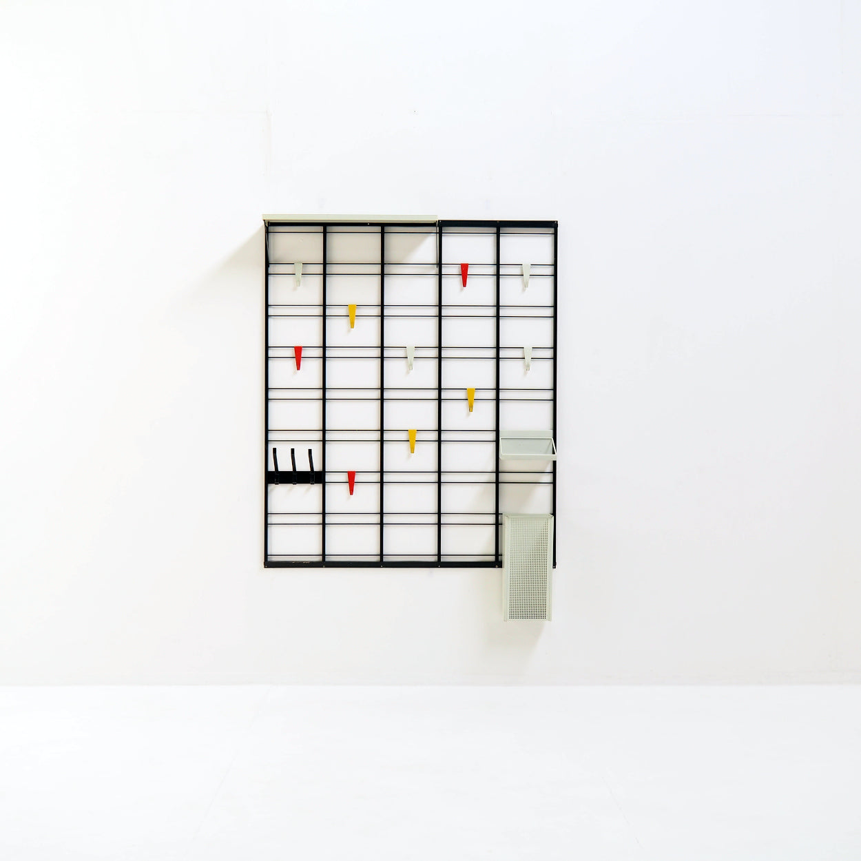 Large_Modernist_Metal_Coat_Rack_by_Pilastro_with_Colorful_Hooks