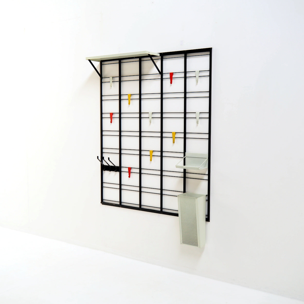 Large_Modernist_Metal_Coat_Rack_by_Pilastro_with_Colorful_Hooks