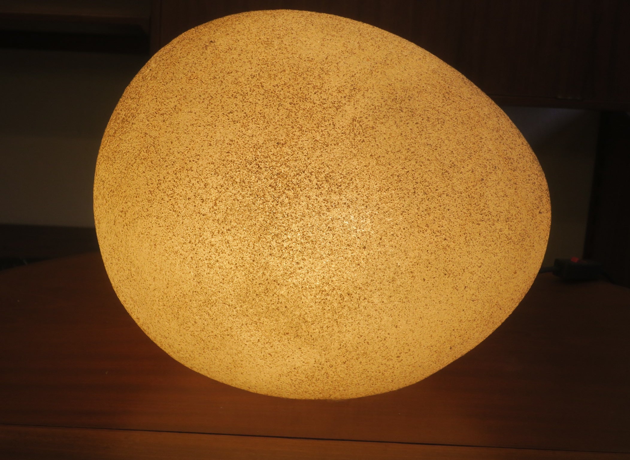 André_Cazenave_Moon_Rock_Fiberglass_Lamp,_Italy_1960s