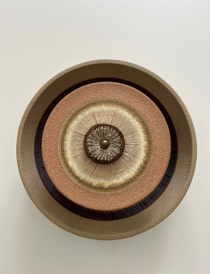 Large!_SØHOLM_WALL_LAMP_stoneware/ceramic,_Noomi_Backhausen,_Poul_Brandbourg,_danish_vintage,_handmade,_ceramic_art