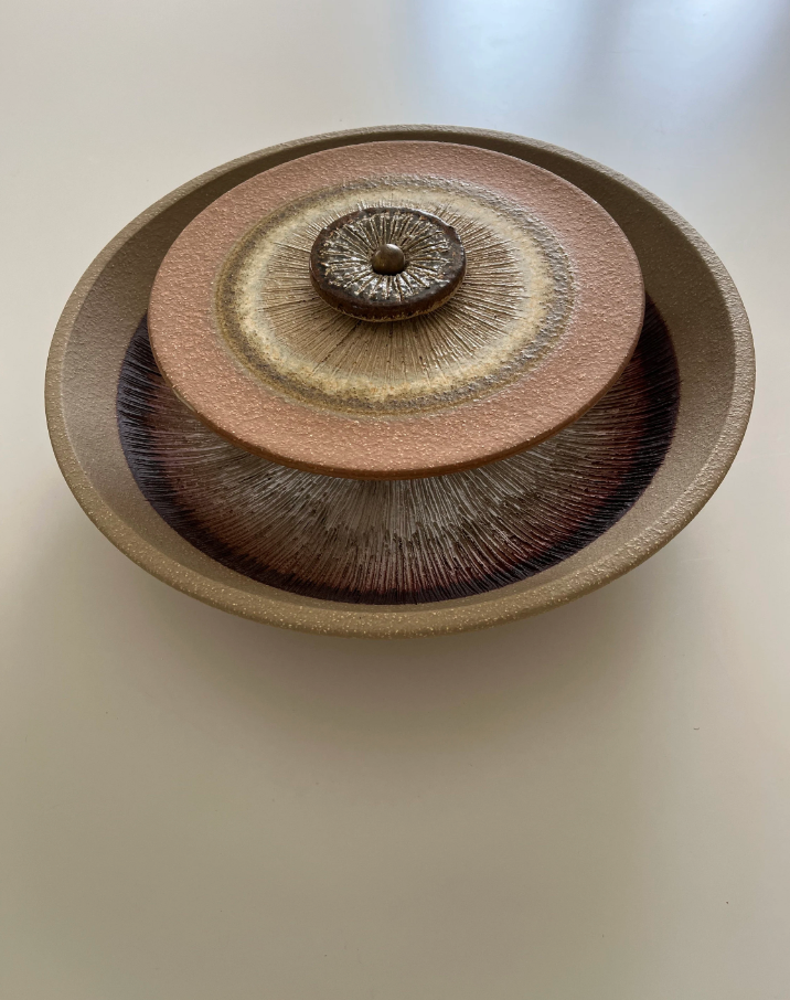 Stoneware_wall_lamp_by_Noomi_Backhausen_&_Poul_Brandborg_for_Søholm_Stentøj,_Denmark,_1970s