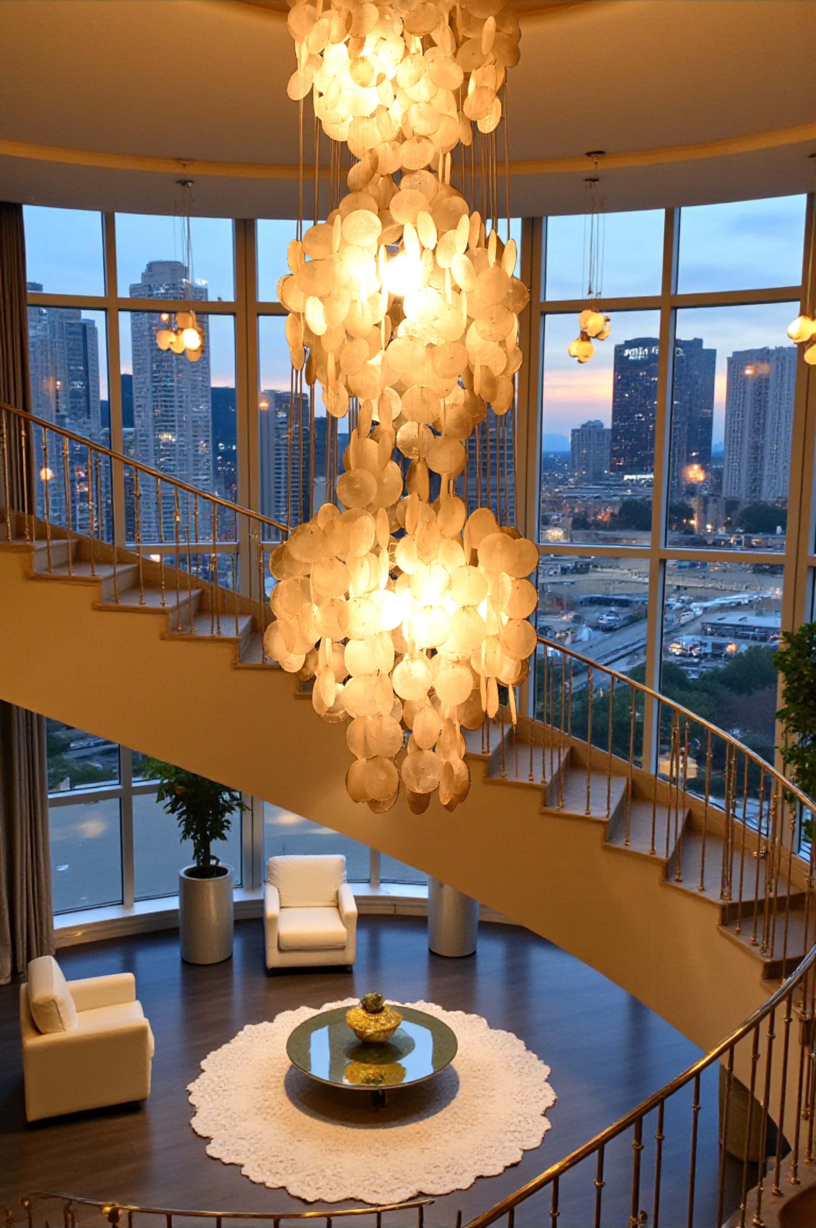 Large_Three-Tier_Mother-of-Pearl_Chandelier_by_Verner_Panton