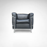 LC2_Armchair_and_Ottoman_Set_by_Le_Corbusier_for_Cassina,_1990s,_Italy