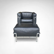 LC2_Armchair_and_Ottoman_Set_by_Le_Corbusier_for_Cassina,_1990s,_Italy