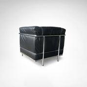 LC2_Armchair_and_Ottoman_Set_by_Le_Corbusier_for_Cassina,_1990s,_Italy