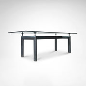 LC6_Glass_Dining_Table_by_Le_Corbusier_for_Cassina,_1990s,_Italy