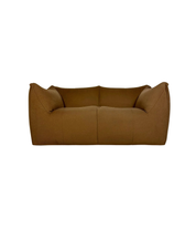 Le_Bambole_Two-Seater_Sofa_by_Mario_Bellini_for_B&B_Italia,_Orange-Brown_Wool_Upholstery,_Italy,_1980s