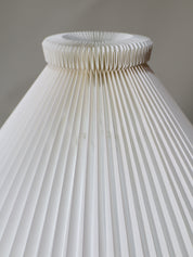 Le_Klint_328_table_lamp_Danish_vintage_brass_pleated_shade