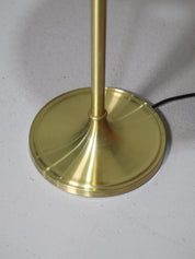 Le_Klint_328_table_lamp_Danish_vintage_brass_pleated_shade