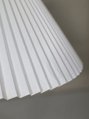 Le_Klint_328_table_lamp_Danish_vintage_brass_pleated_shade