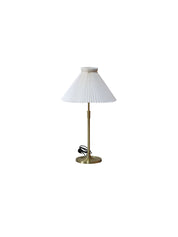 Le_Klint_328_table_lamp_Danish_vintage_brass_pleated_shade