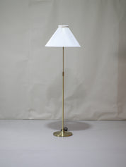 Le_Klint_339_floor_lamp_Danish_vintage_brass_pleated_shade