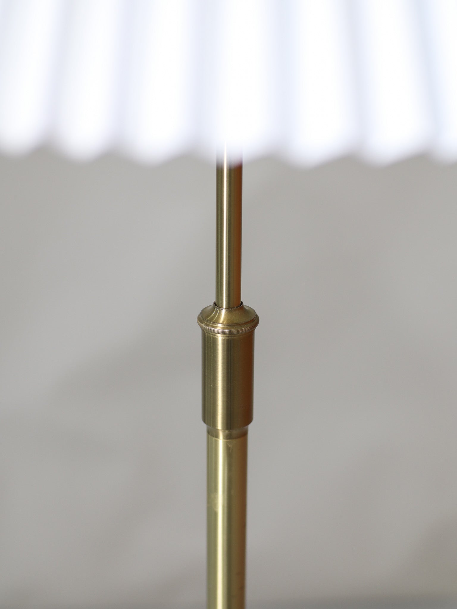 Le_Klint_339_floor_lamp_Danish_vintage_brass_pleated_shade