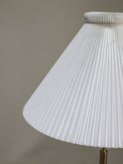 Le_Klint_339_floor_lamp_Danish_vintage_brass_pleated_shade