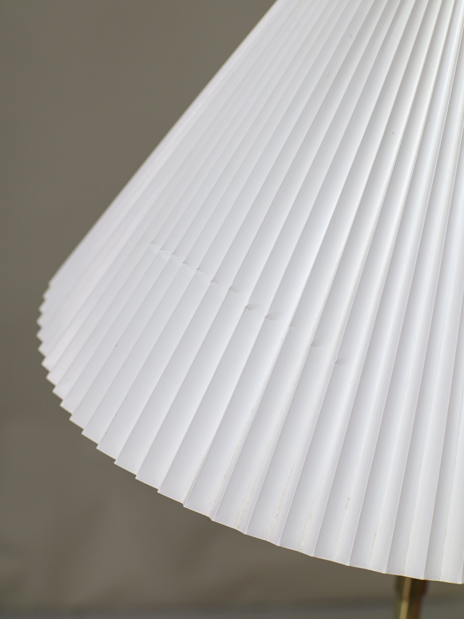 Le_Klint_339_floor_lamp_Danish_vintage_brass_pleated_shade