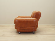 Leather_Armchair,_Italian_Design,_Natural_Leather,_1970s,_Italy