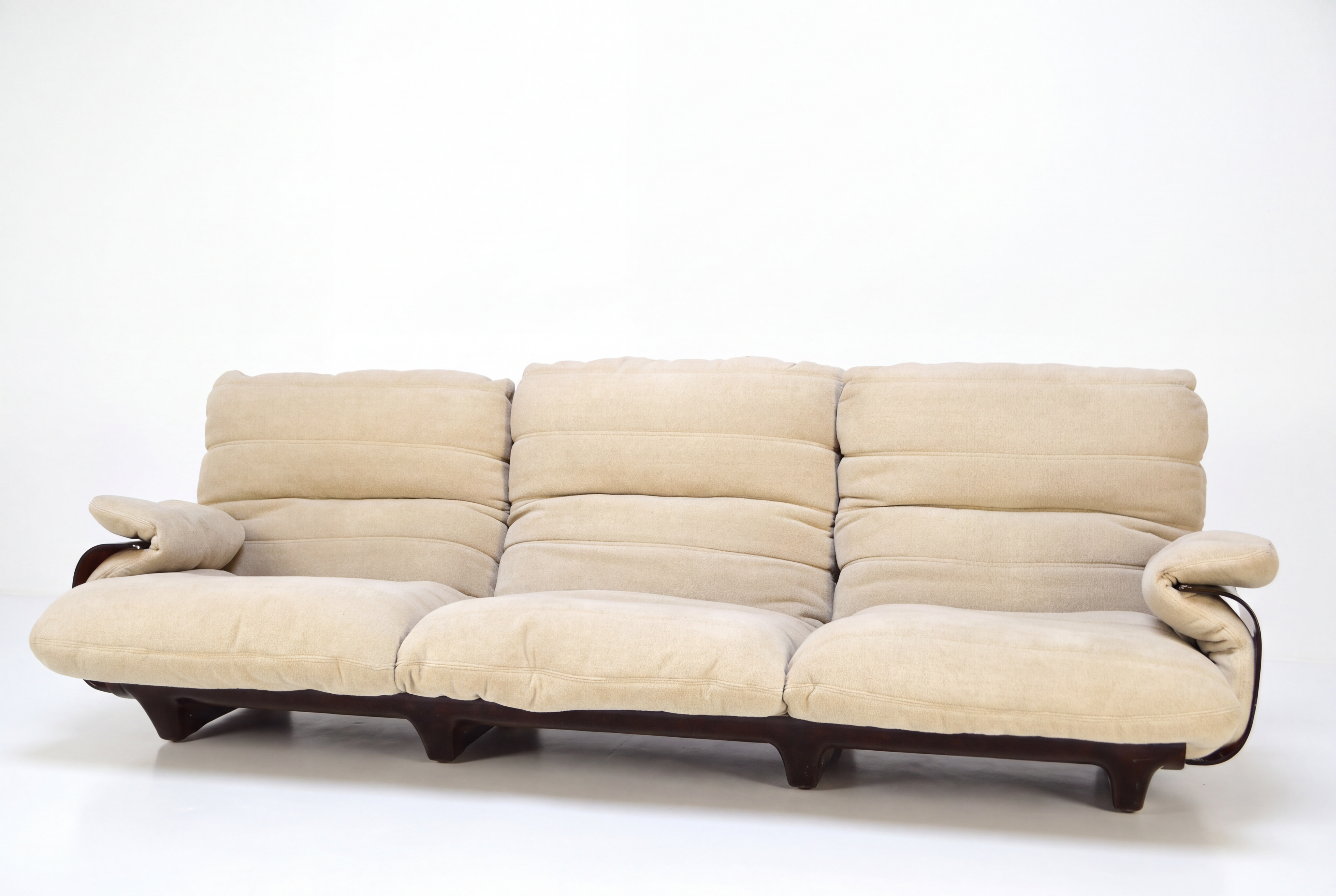 Marsala_Three-Seater_Sofa_by_Michel_Ducaroy_for_Ligne_Roset_in_Beige_Bouclé_and_Plexiglass,_France,_1970s