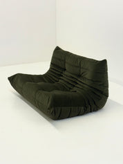 Ligne_Roset_Togo_2-seat_element_in_dark_green_velvet